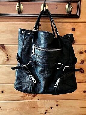 Chocolat Blu Black Shoulder Bag